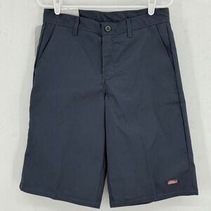 Dickies Mens Essential Work Flex Relaxed Fit Blue Shorts 30 Moisture Wicking NWT